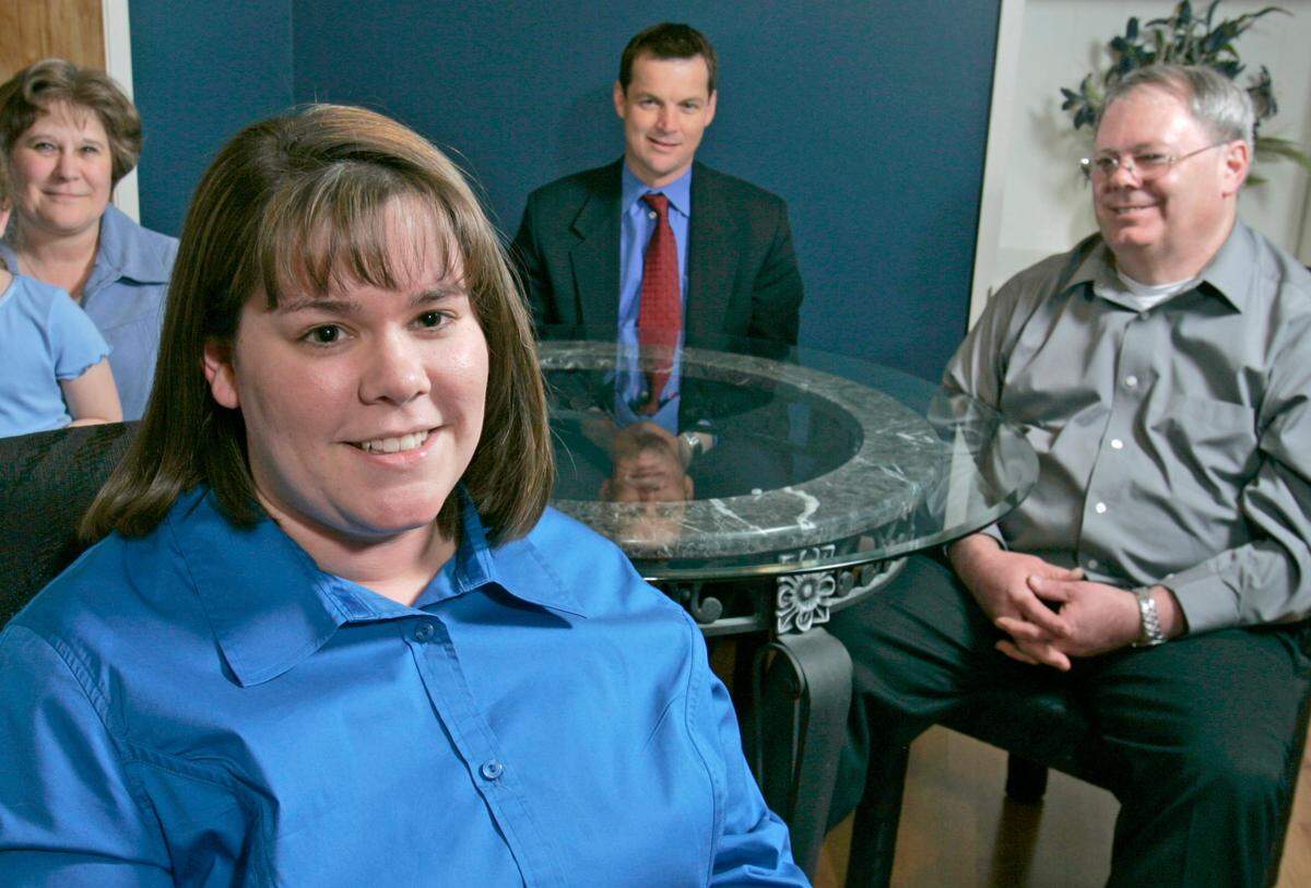 Jennifer Hall posed for this photo for The Star in 2005 with her mother Debi Hall, father Don Hall, right, and her attorney, Matt O’Connor shortly after she was released from prison where she was serving a three-year sentence for an arson conviction. A judge overturned the guilty verdict after he ruled that Hall did not receive adequate defense during her trial. O’Connor was hired by Jennifer’s parents to represent her in a second trial where she was acquitted.