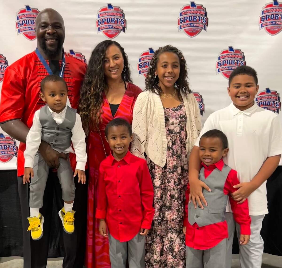 Tamba Hali and his wife, Mary Hali have a blended family of five children, ages 3 to 12. Since his retirement from pro football, he’s focused on family time.