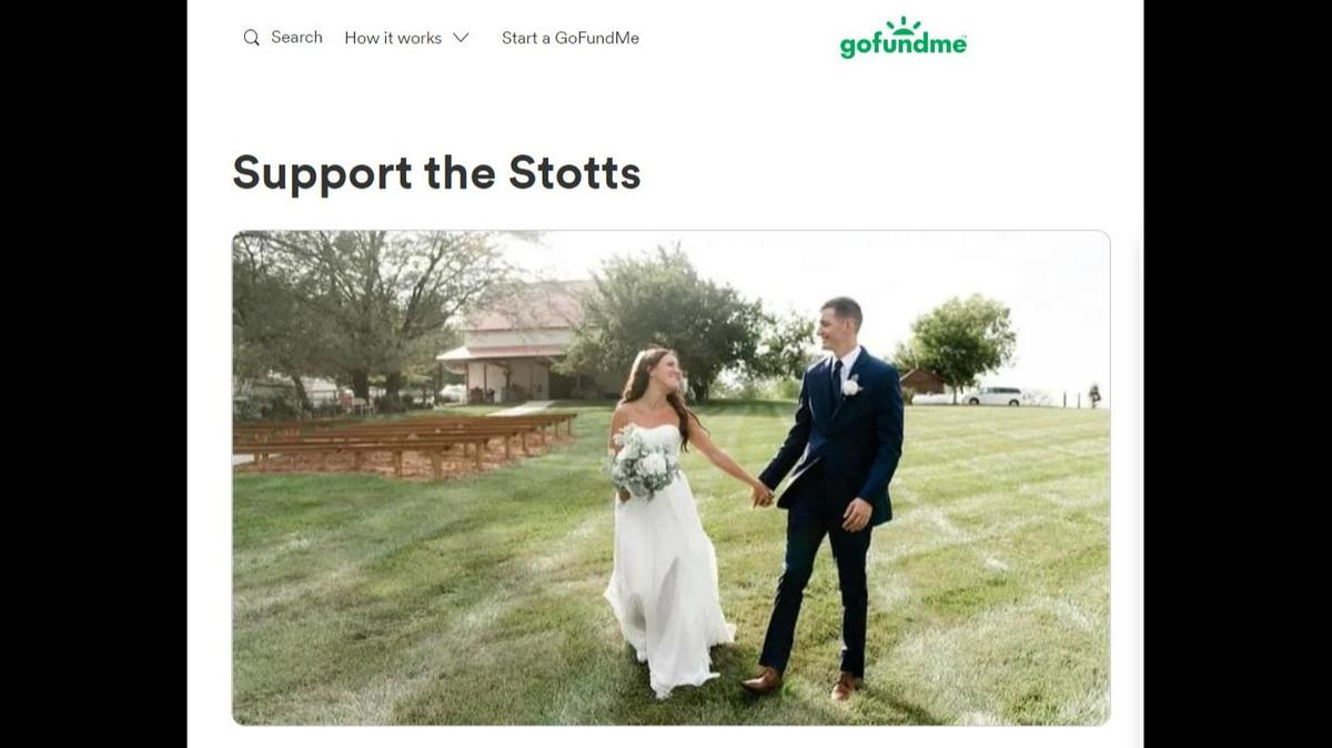 Andrew Stott, an officer with the Excelsior Springs Police Department, was shot while executing an arrest warrant on Saturday, Oct. 1, 2022. Loved ones are raising money on GoFundMe as Stott, who is newly married, recovers from multiple surgeries.