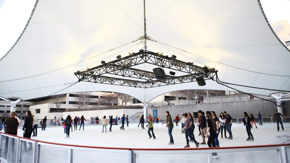 The Crown Center Ice Terrace is open through March 9.