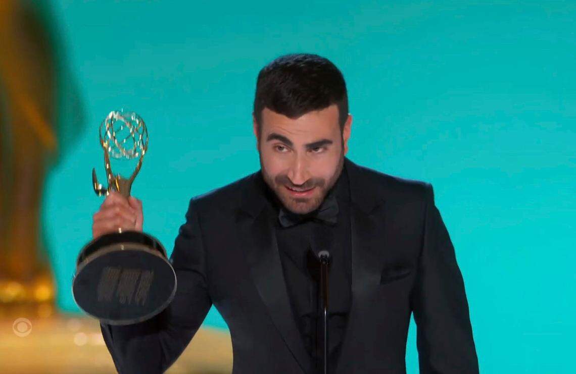 Brett Goldstein won the Emmy for best supporting actor in a comedy. Among the other nominees: three of his co-stars. “This cast makes me sick they’re so good,” he said in his acceeptance speech.