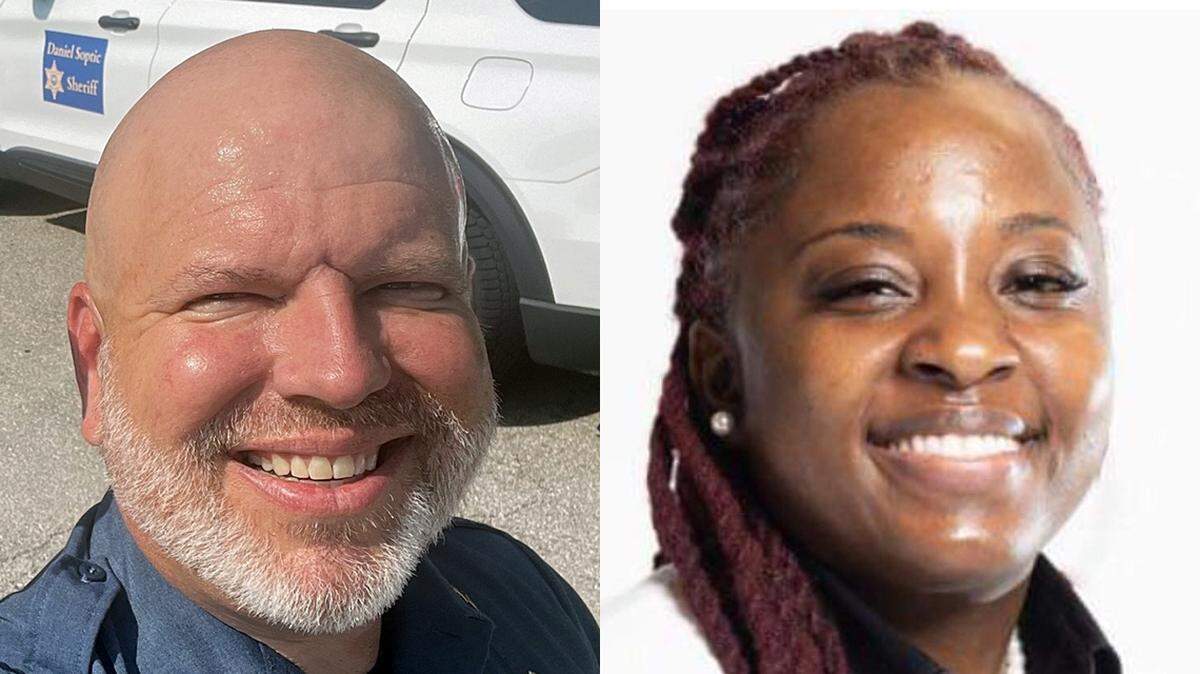 Daniel Soptic and Celisha Towers, candidates for Wyandotte County sheriff
