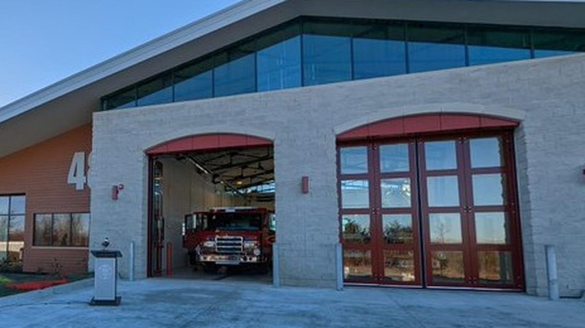 Overland Park’s newest fire station is near 175th Street and Quivira Road, on donated land near Blue Valley Southwest High School.