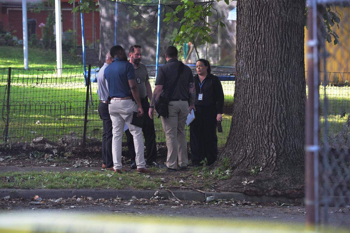 Kansas City police were investigating a homicide Friday after a man was found fatally shot on the sidewalk in the 3400 block of Roberts Street.