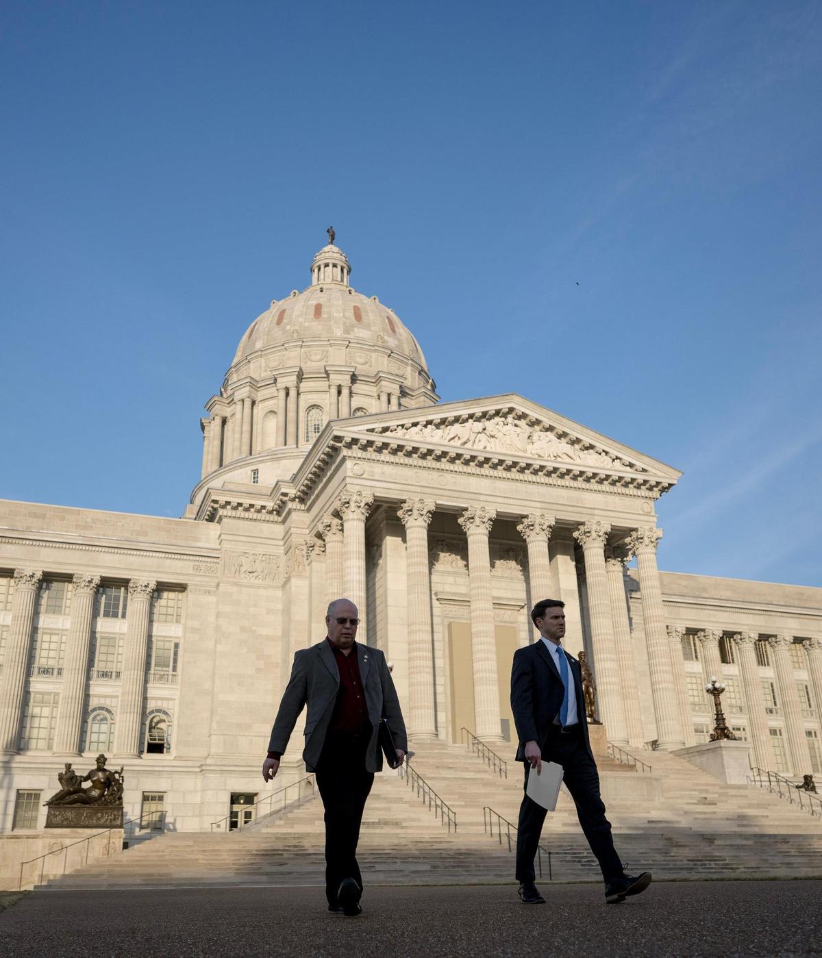 The Missouri Capitol building is seen on Wednesday, Feb. 21, 2024, in Jefferson City.