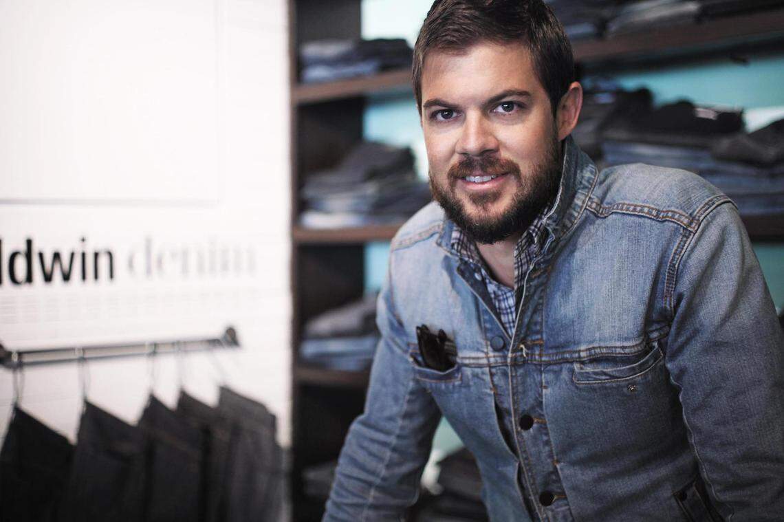 Matt Baldwin in 2009, shortly before he launched his first line of locally based small-batch denim.