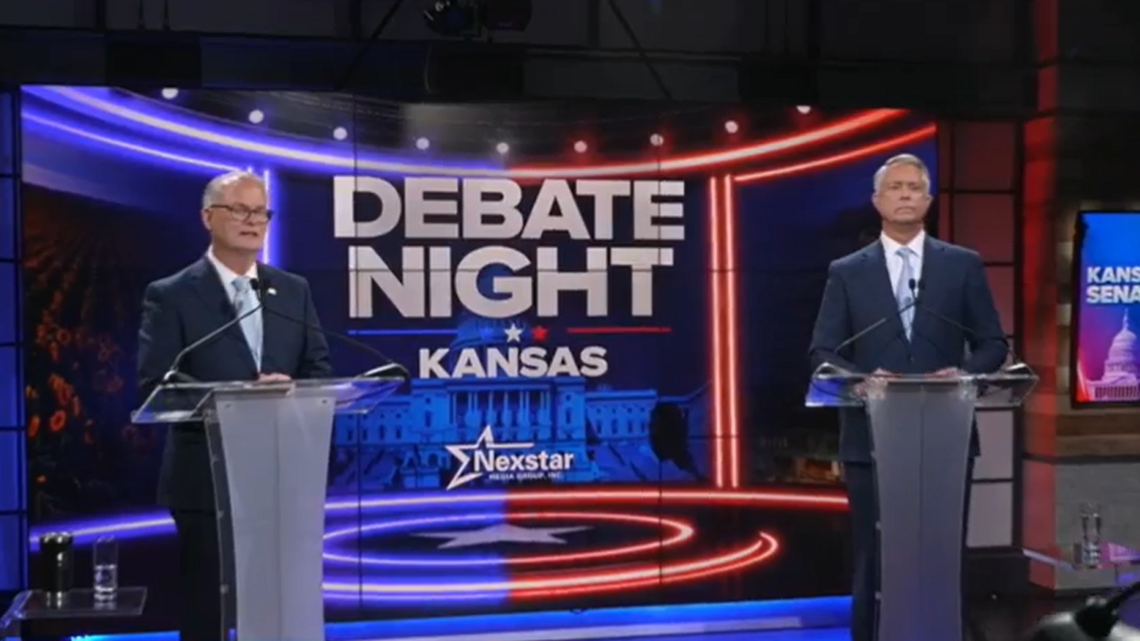 Five moments that stood out in debate between candidates for ‘toss-up’ KS Senate seat