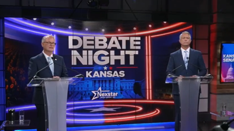 Senate candidates Marshall, Hamilton clash in live TV debate amid ‘toss-up’ race
