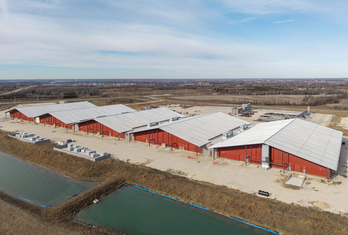 The American Royal is building a new, state-of-the-art agricultural complex in Kansas City, Kansas at 118th and State Avenue, northwest of the Kansas Speedway and near the Village West area. Last Spring, construction on the project was stalled. The area was seen on Tuesday, Dec. 30, 2025.