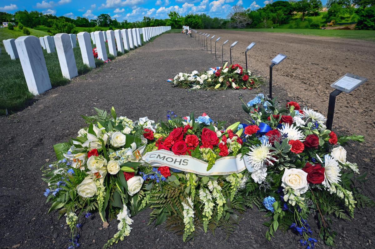 Charles Hagemeister, 74, of Leavenworth, a Medal of Honor recipient, was buried Wednesday, May 26, at Leavenworth National Cemetery in Leavenworth, Kansas.