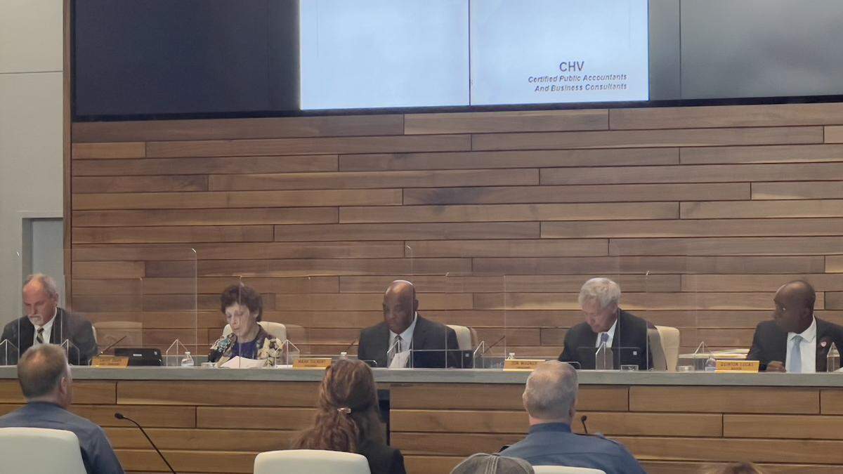 The Kansas City Board of Police Commissioners during a meeting in July at police headquarters downtown.