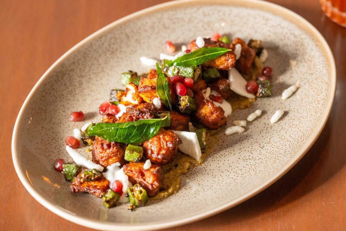 The Masala Fish Fry at Of Course, an Indian fusion restaurant, on Wednesday, Sep. 17, 2025, in Overland Park.