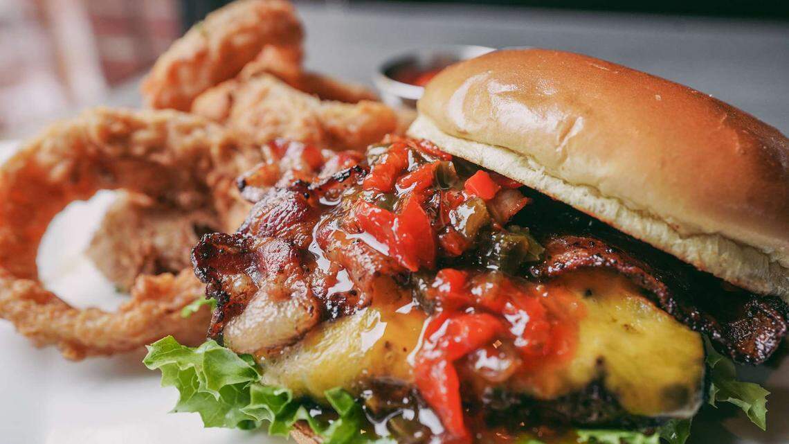 Tabard’s peanut butter jalapeno burger.