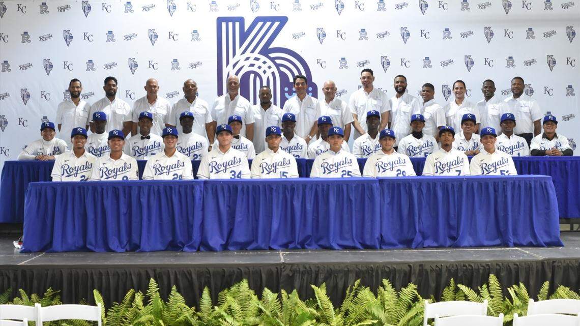 Kansas City Royals welcome 22 prospects that were signed during the 2025 international signing period in January. (Photo courtesy of The Kansas City Royals).