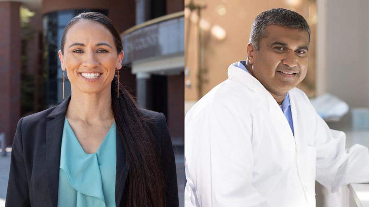 for opinion use onlySharice Davids and Prasanth Reddy, candidates for Kansas 3rd U.S. Congressional District