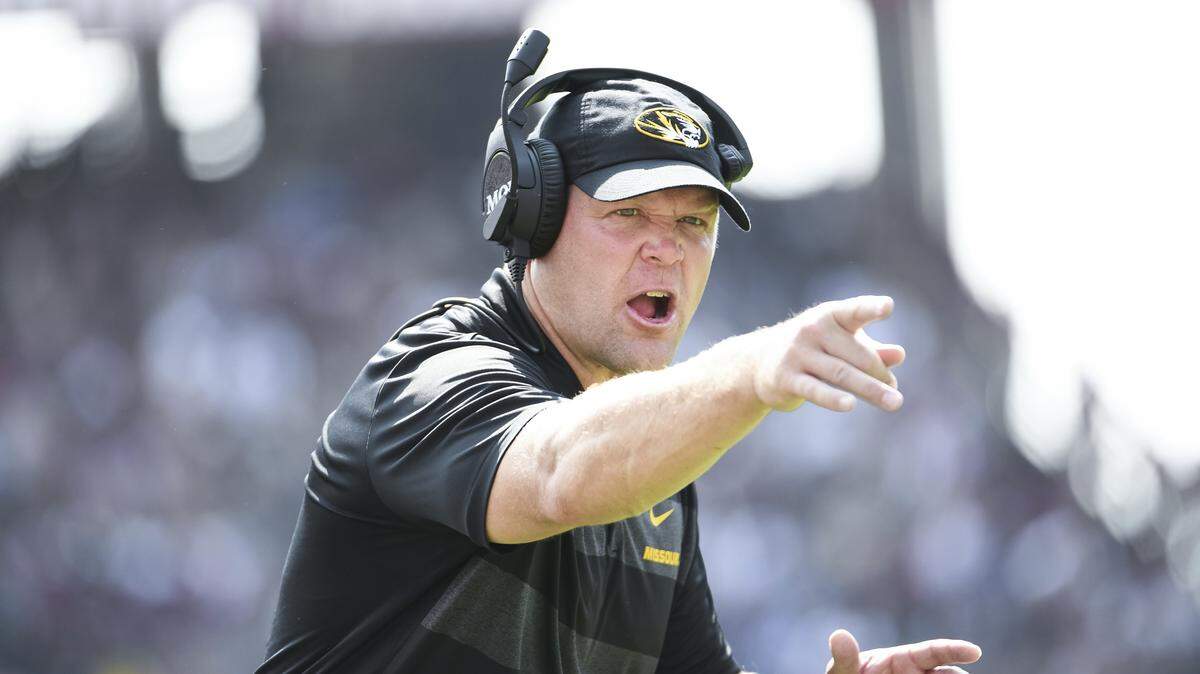 Missouri head coach Barry Odom