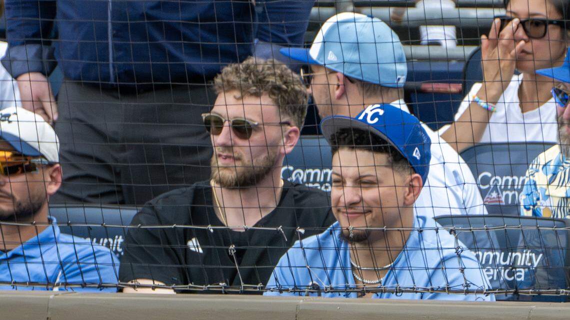 Royals co-owner Patrick Mahomes was at home opener with his brother