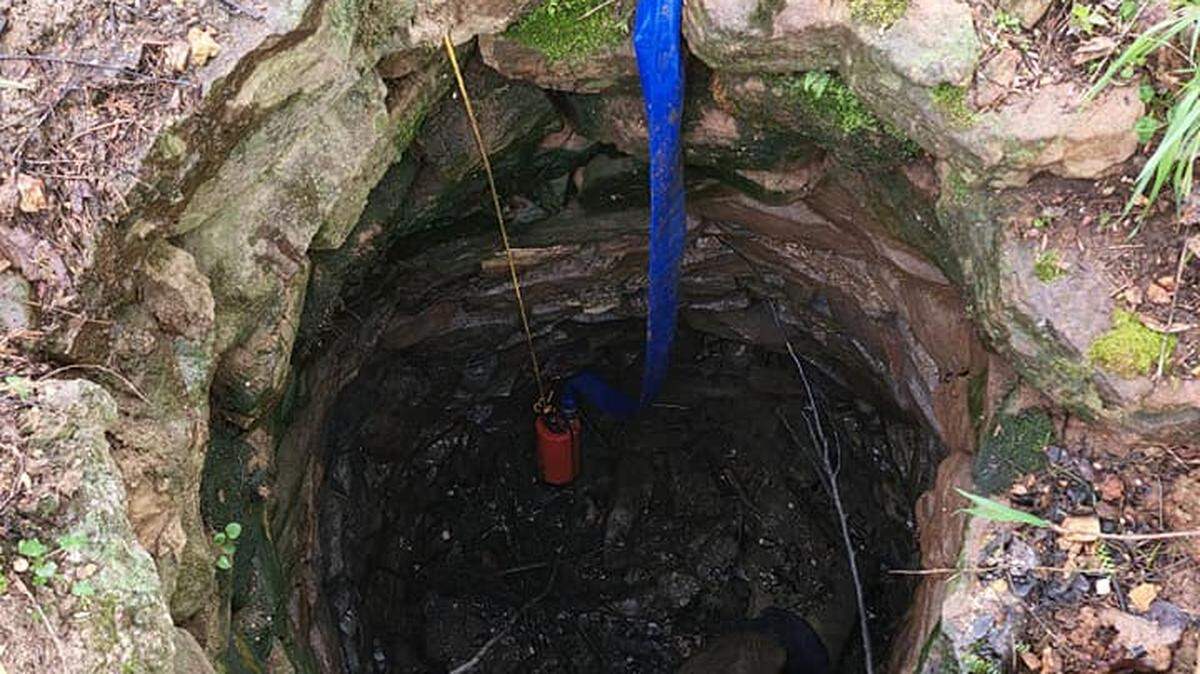 A human body was found in this “old hand dug well full of water,” authorities in Missouri said.