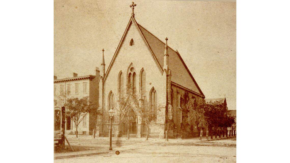 Trinity Church in St. Louis, Father Jardine’s final destination, 1876.