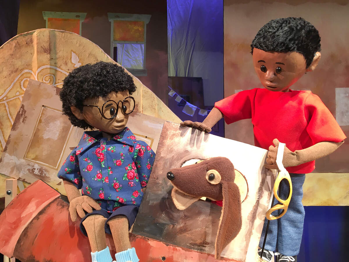 “The Snowy Day and Other Stories by Ezra Jack Keats,” the Coterie’s production with Mesner Puppets, will be available online Dec. 1-Jan. 3.