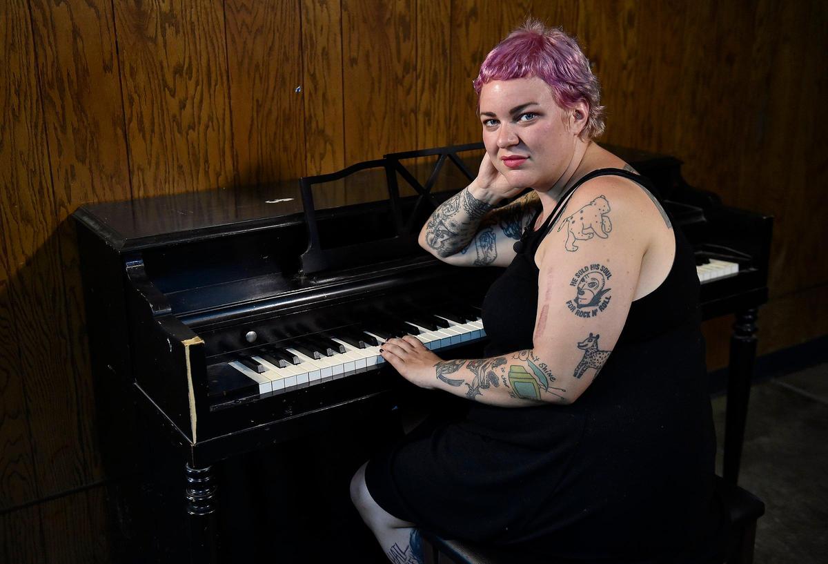 Katlyn Conroy keeps her options open for writing custom songs for customers. “So it can be about a partner, a pet, a best friend or someone who you just want to express your love or appreciation for. Or the opposite,” she says.