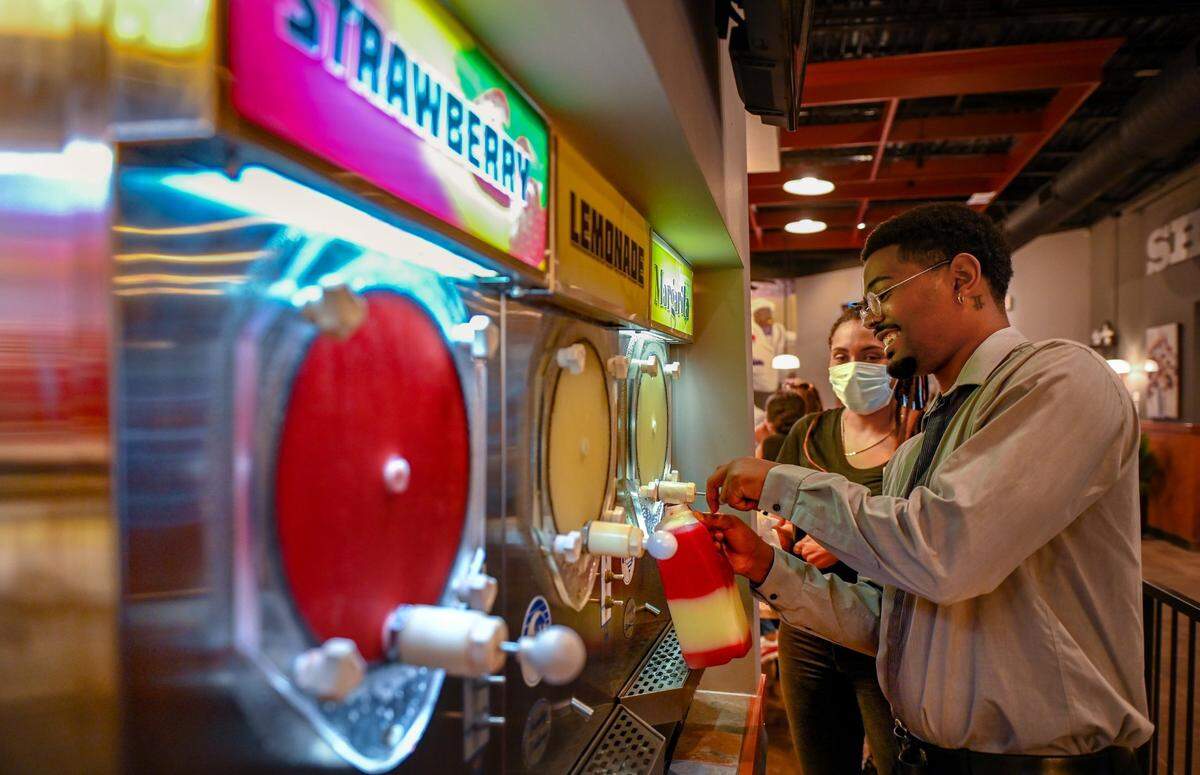 KC Daiquiri Shop sells Cajun food and has been known for its frozen daiquiris.