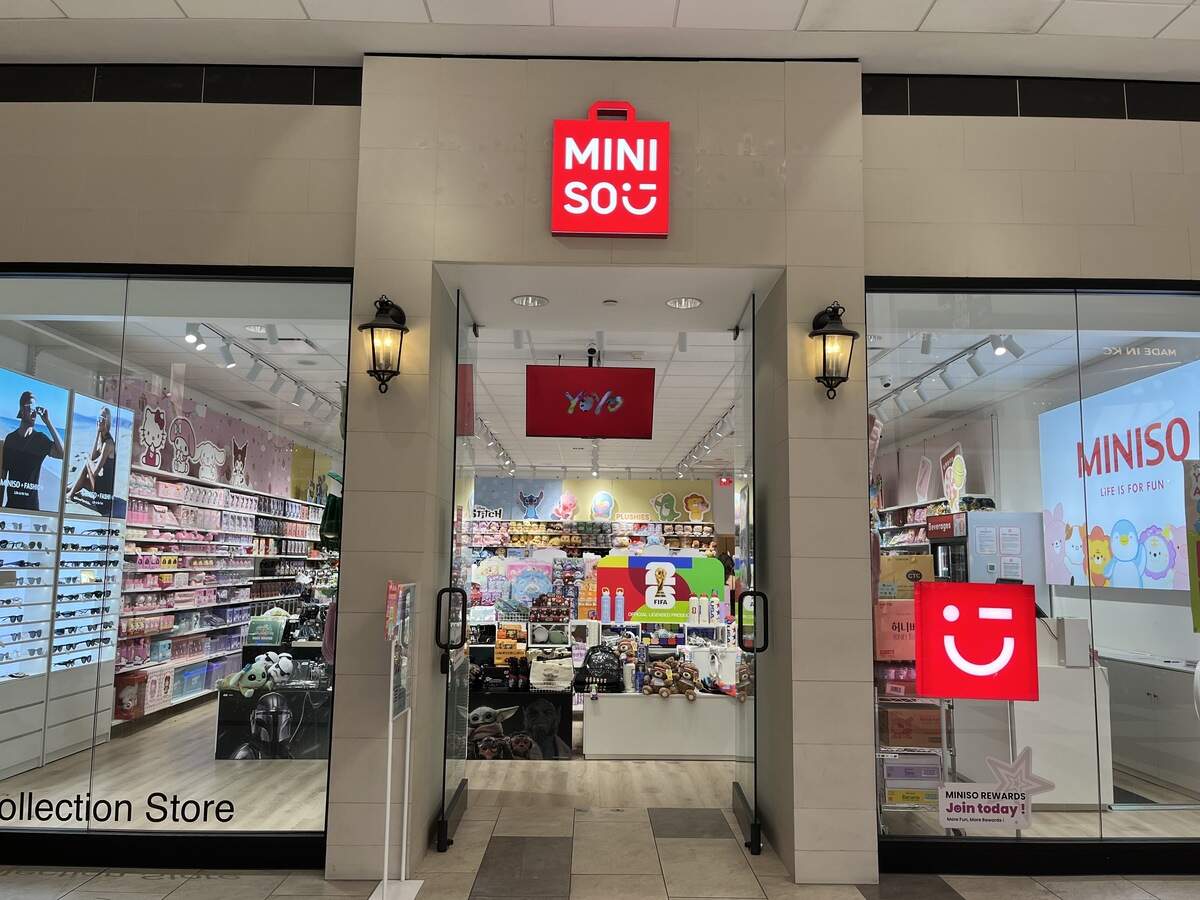 Miniso, a Chinese retail store, opened a few years ago inside the Oak Park Mall.