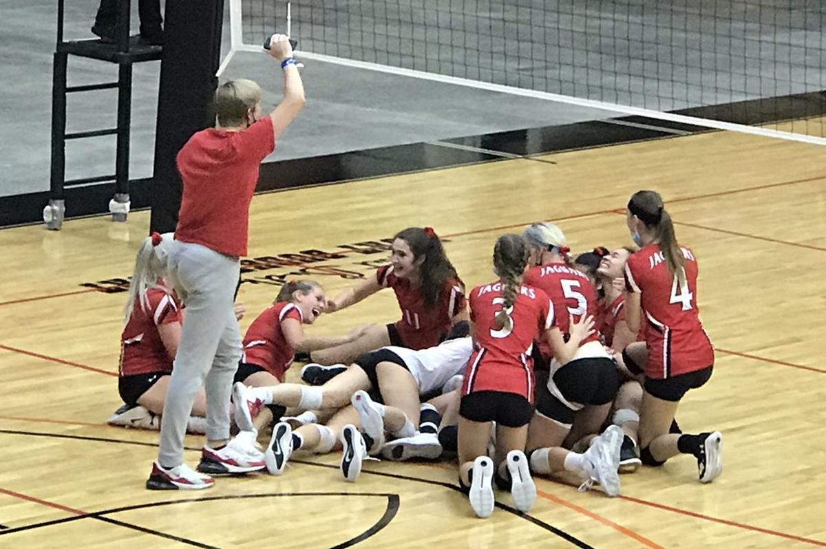 Blue Valley West won the Kansas Class 6A state high school volleyball title on Oct. 30 in Salina. Proponents argue that schools already allowed volleyball indoors, so they should proceed with other indoor sports for the winter season.