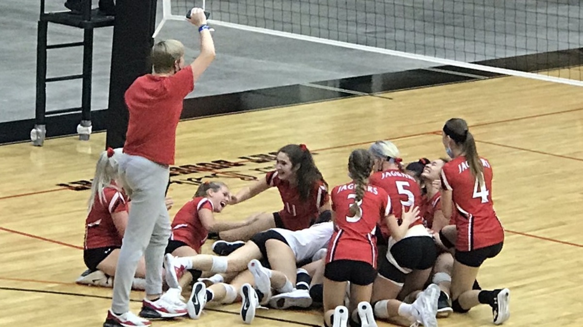 Blue Valley West won the Kansas Class 6A state high school volleyball title Friday in Salina.