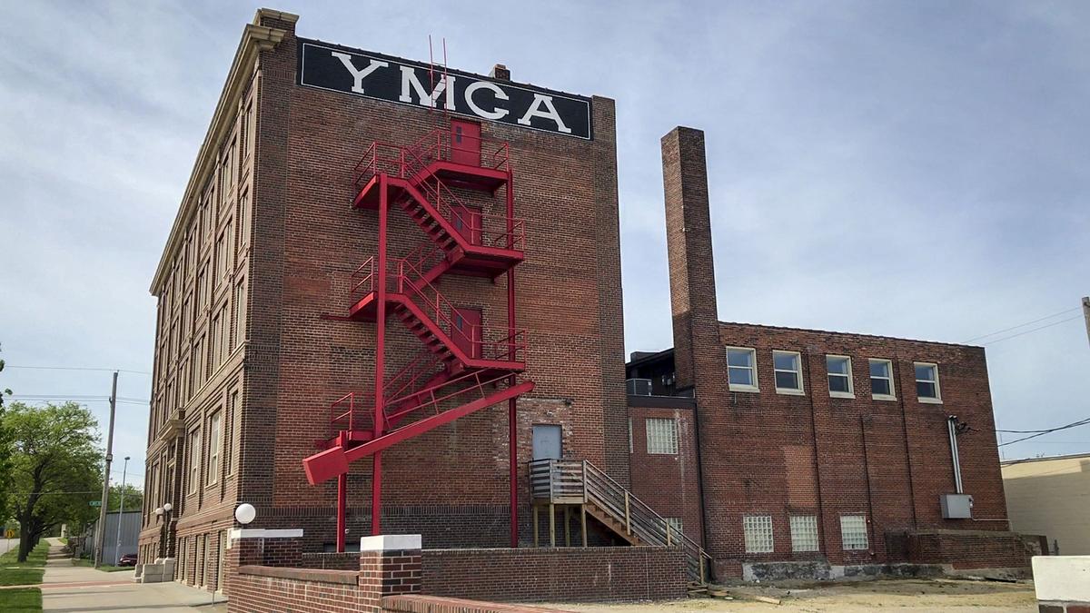 The old YMCA on the right is being restored as a black history center near 18th Street and The Paseo.