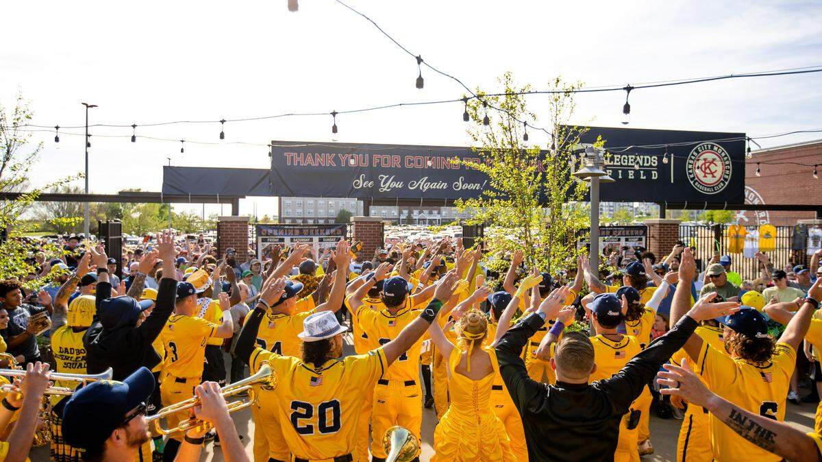The barnstorming Savannah Bananas, who played the Kansas City Monarchs last year, will play two games at Kauffman Stadium in May 2025.