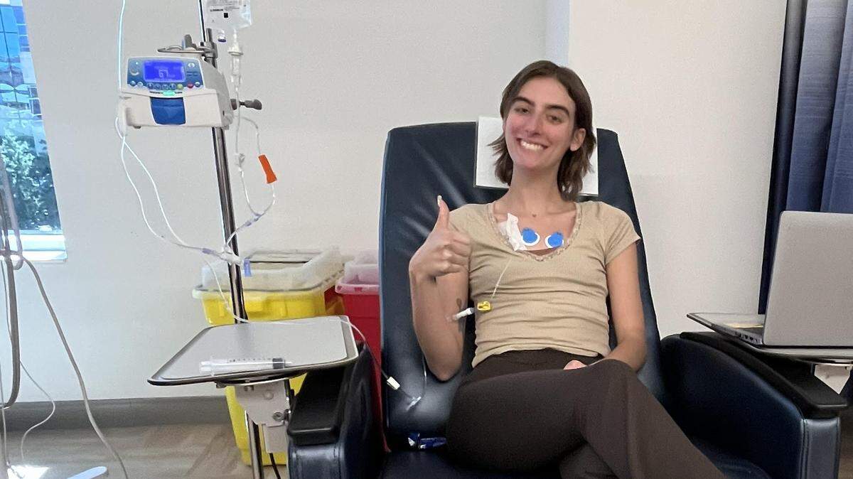 Sarah Basore, an Overland Park resident who is living with stage four colon cancer, began clinical trials in August, which require weekly drives to Nashville.The current regime has stabilized her situation.