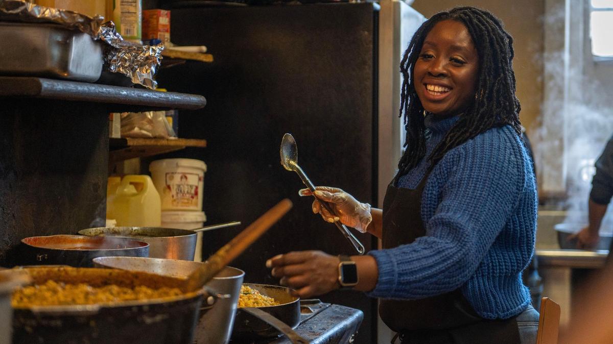 Fannie Gibson, owner of Fannie’s West African Cuisine.
