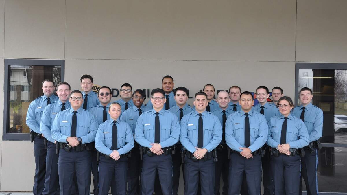 The Kansas City, Kansas, Police Department Class 66 graduates are pictured in a recent photo. 