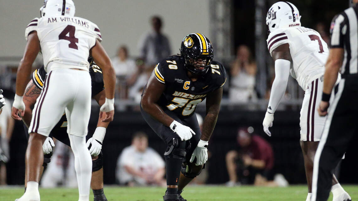 Big game for Mizzou tackle Cayden Green results in national award