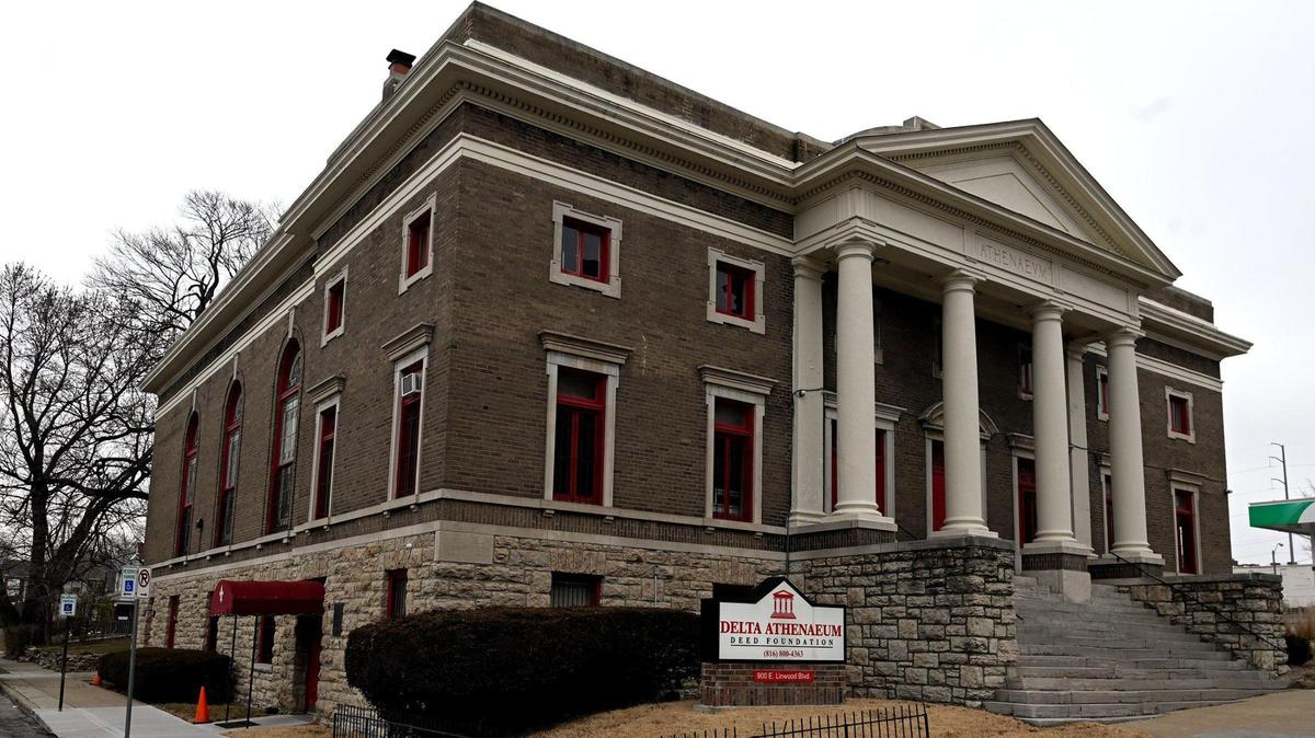 Delta Anthenaeum building at 900 E. Linwood Blvd., in Kansas City. Mo.