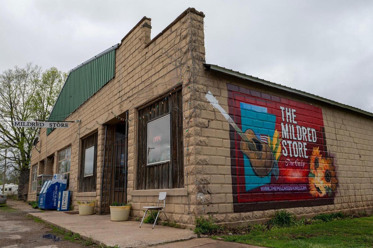 The Mildred Store, formerly known as Charlie Brown’s Grocery, was built in 1915.