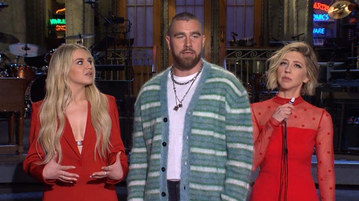 Heidi Gardner ‘coaches’ Chiefs’ Travis Kelce in commercial for ‘Saturday Night Live’