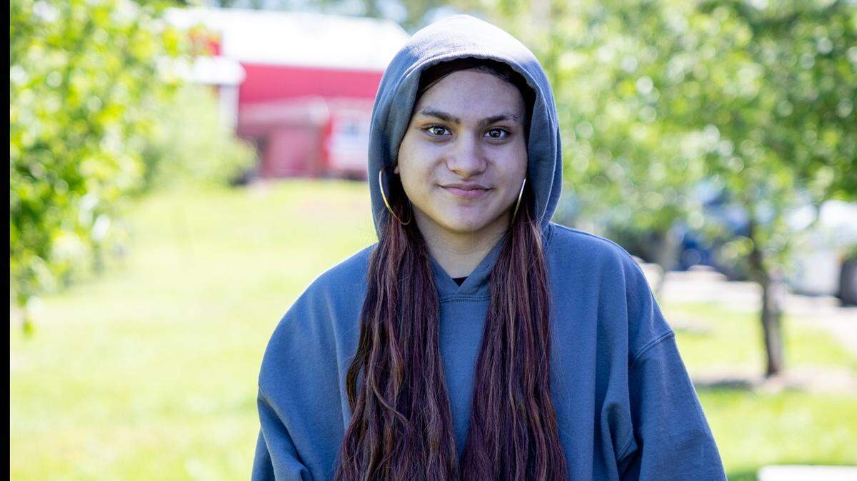 Emma, 15, would like to attend cosmetology school one day.