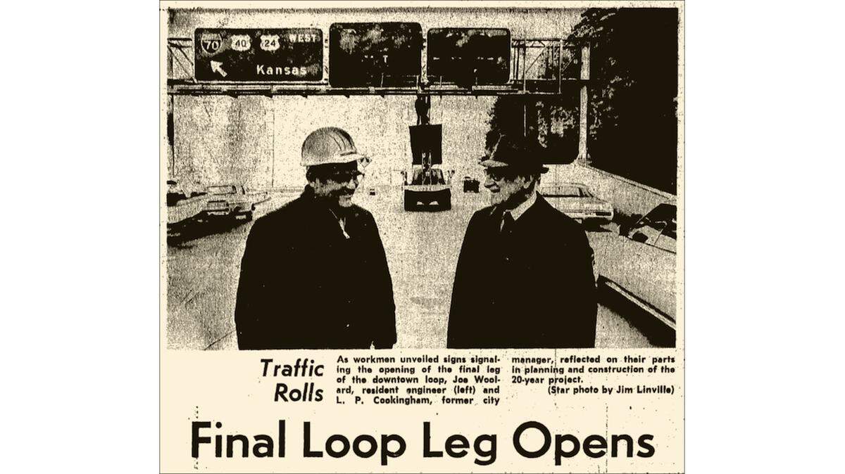 The Kansas City Star’s modest coverage of the opening of the West Freeway, 1972. 