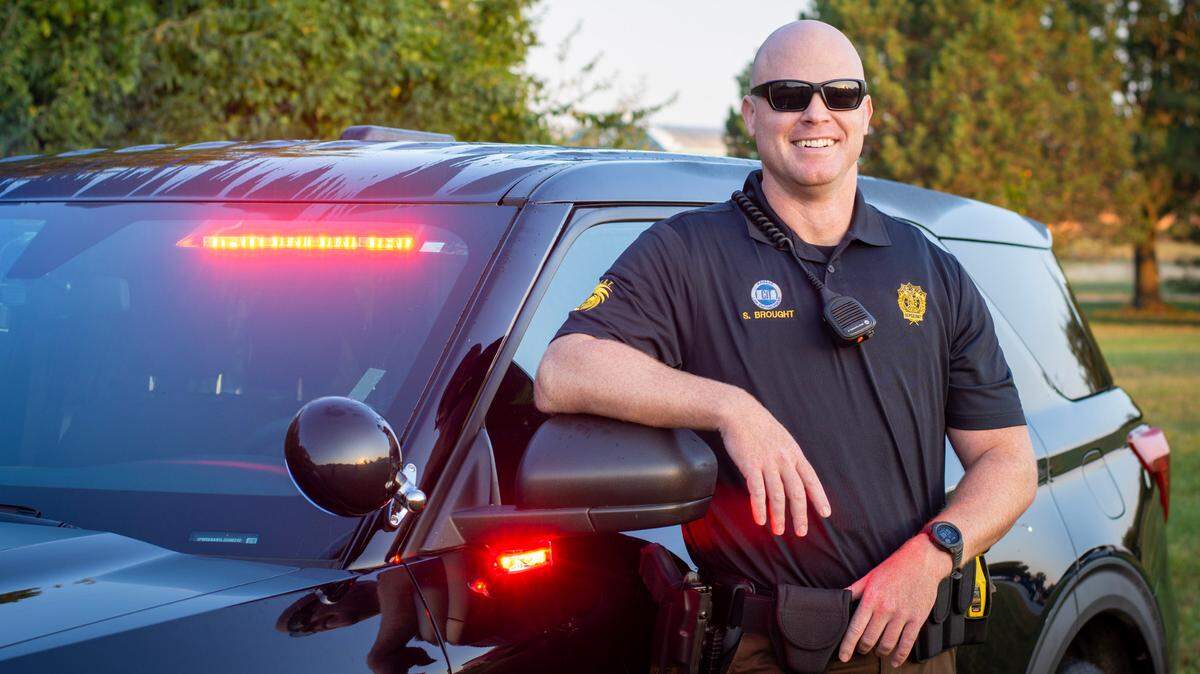 Sgt. Stewart Brought of the Overland Park Crisis Action Team is pictured in a police department photo.