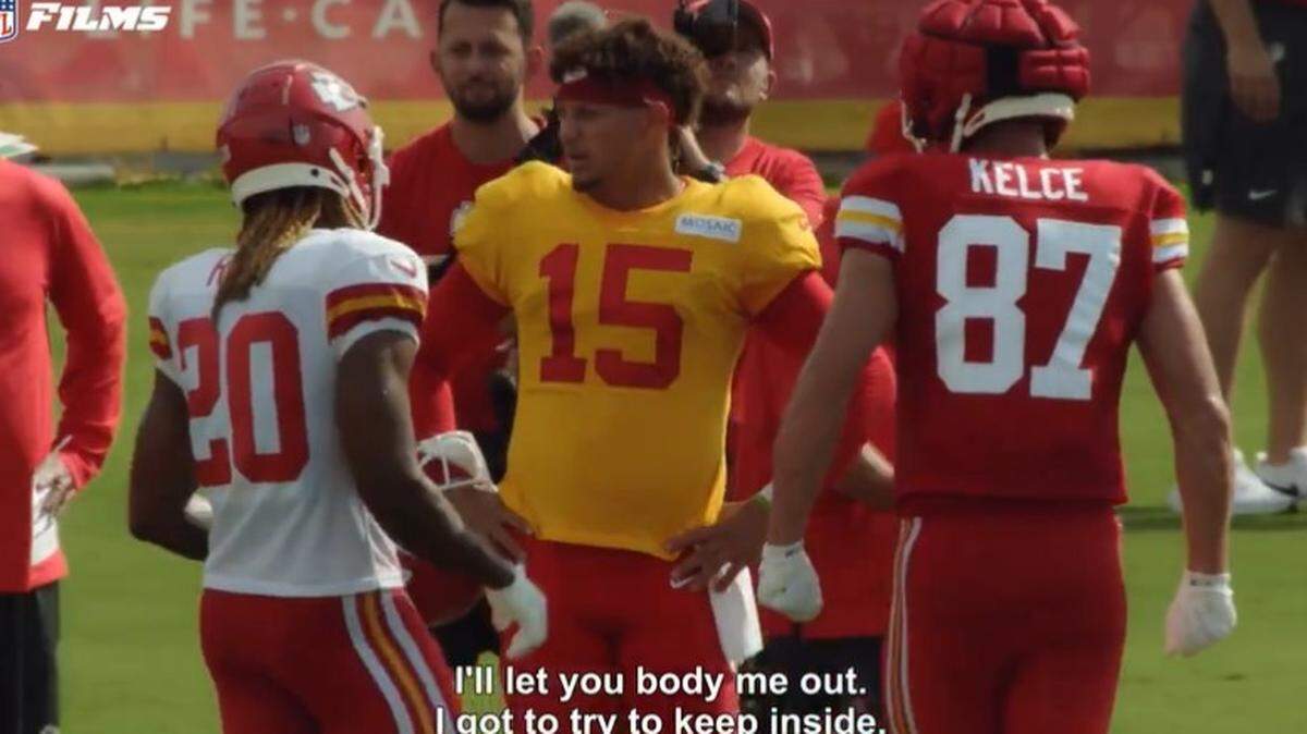 Screengrab of NFL X video