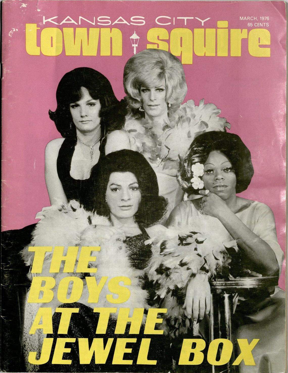 Edye Gregory, bottom right, pictured on the cover of March 1976’s edition Kansas City Town Squire.