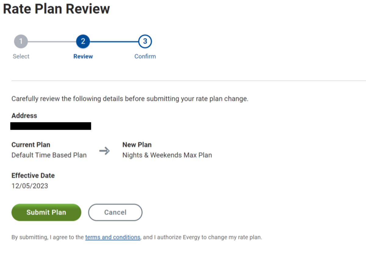 For the “vast majority” of Evergy’s Missouri customers, switching to a new time-based electricity rate plan is as easy as selecting a plan online and submitting your choice using the green button.