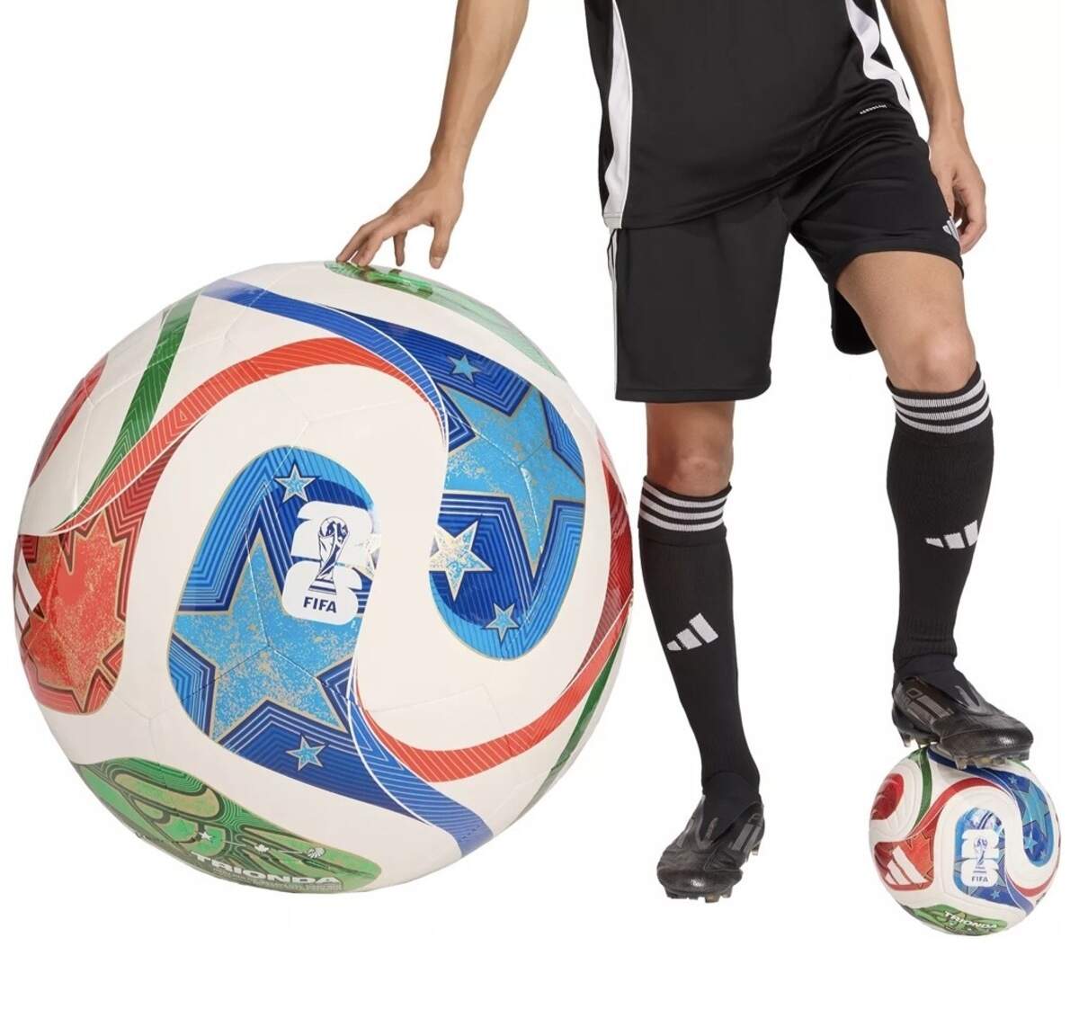 The adidas FIFA World Cup 2026 Trionda Jumbo Soccer Ball.