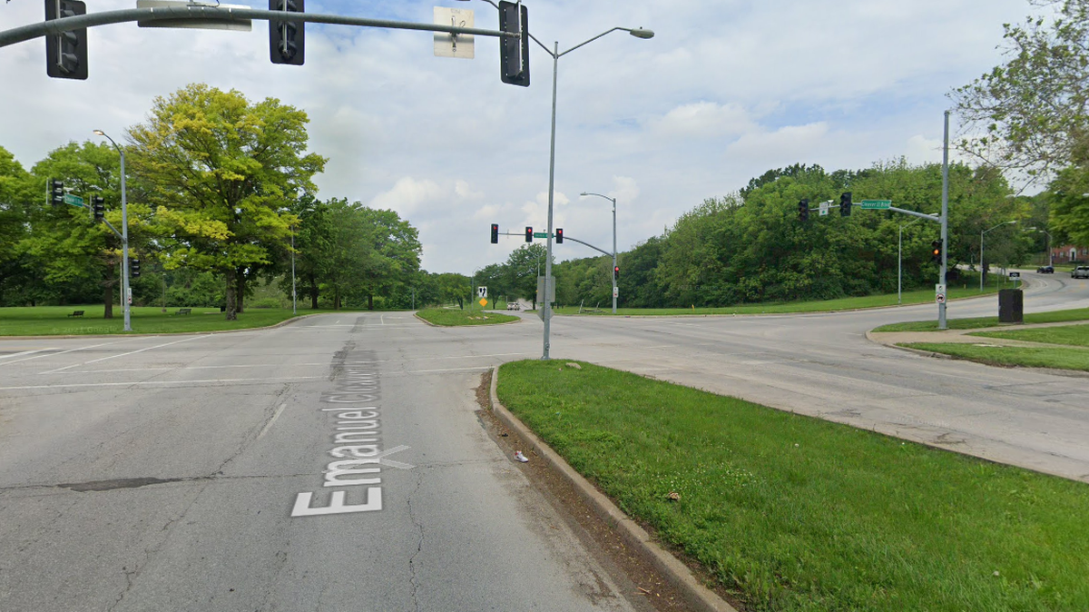 One person was killed and two others were injured Wednesday afternoon following a head-on crash in Kansas City at the intersection of Emanuel Cleaver II and Benton boulevards, according to police.