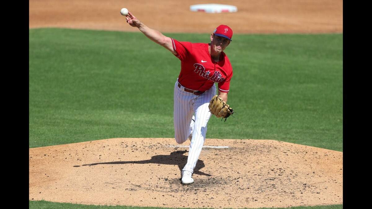 Kansas City acquired right-handed pitcher James McArthur (pictured) from Philadelphia on Monday morning for minor-league outfielder Junior Marin and cash.