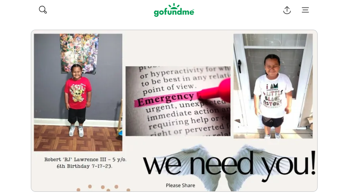 Robert “RJ” Lawrence was killed Saturday, July 1, when a tree toppled onto his Missouri home, officials say.