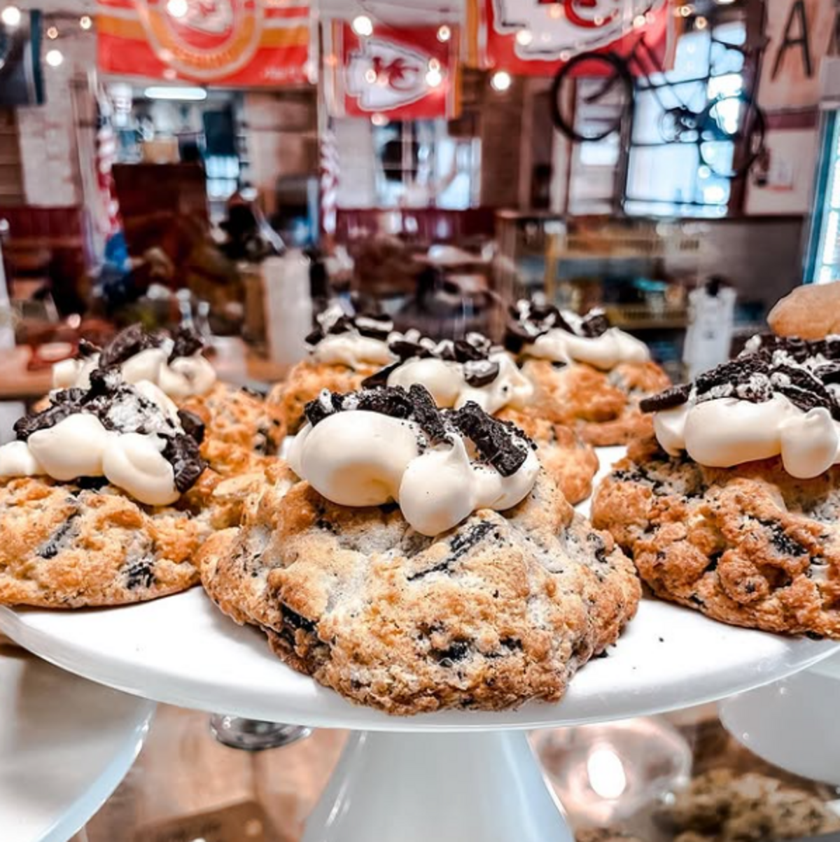 American Way Smokehouse is known for its freshly baked cookies.