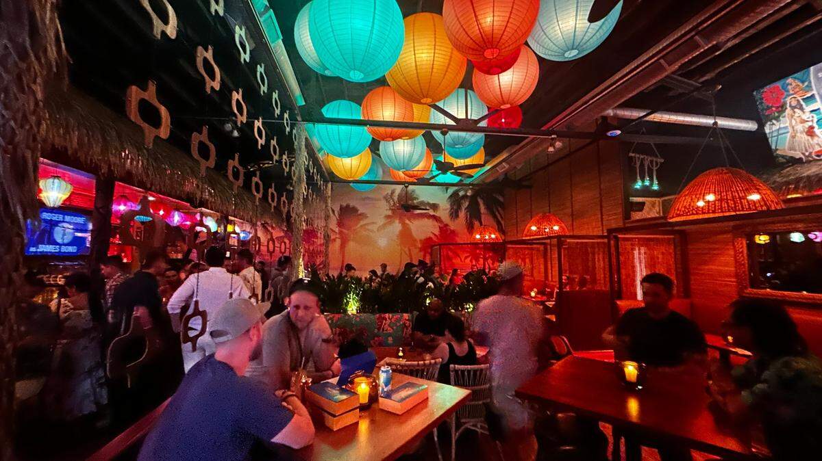 “We’re trying to add to the party in town,” said Chris Seferyn, who has opened Kon Tiki with his friend and business partner Chad Troutwine.